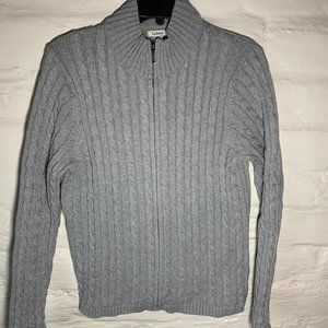 Not for Sake-Donated 12/16/22 Ladies LLBean Gray Cardigan Sweater Size Large